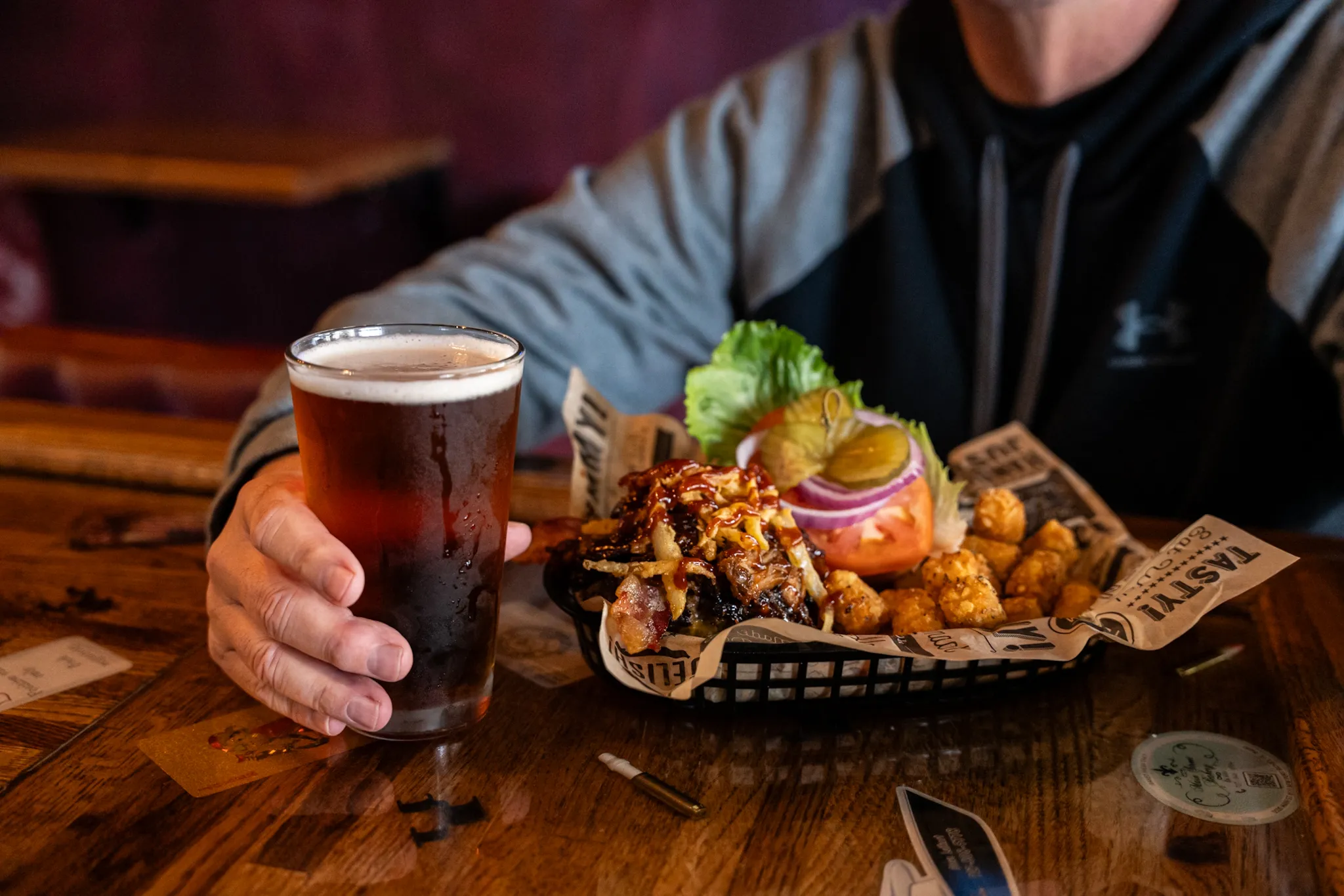 Seasonal food and drink specials at SteamWorks Pub